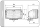 Фара головного света Wesem Zetor в корпусе с габаритом RE.25777 www.WesemShop.ru